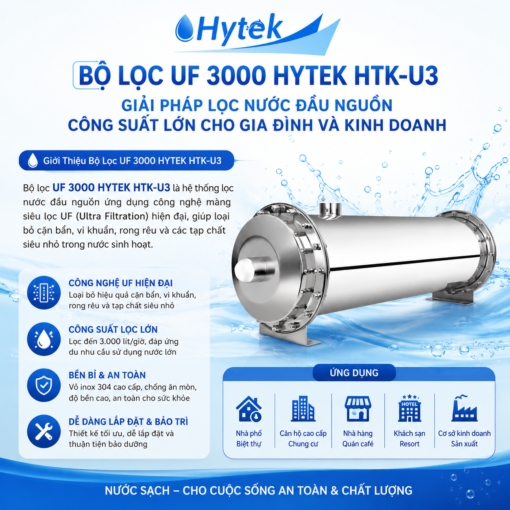 Bộ lọc nước tổng UF 3000  Hytek HTK U3