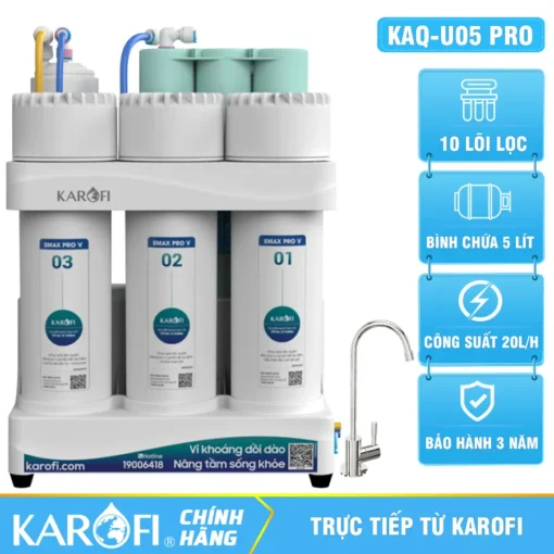 Máy lọc nước để gầm Karofi KAQ-U05 Pro