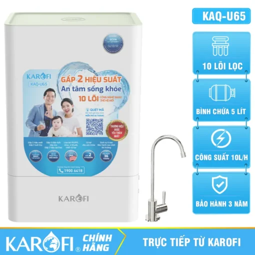 Máy lọc nước RO Karofi KAQ-U65