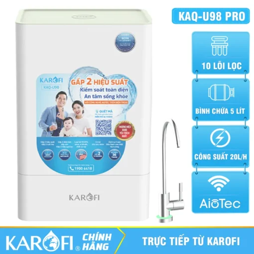 Máy lọc nước RO Karofi KAQ-U98 PRO