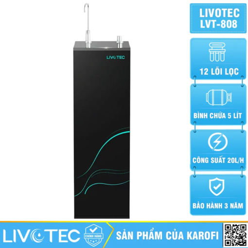 Máy lọc nước Livotec 808 - 12 Lõi lọc, Mẫu Mới 2026